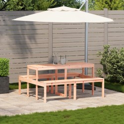 Table de pique-nique 160x134x75 cm bois massif de douglas 