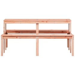 Table de pique-nique 160x134x75 cm bois massif de douglas 