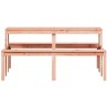 Table de pique-nique 160x134x75 cm bois massif de douglas 