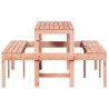 Table de pique-nique 160x134x75 cm bois massif de douglas 