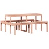 Table de pique-nique 160x134x75 cm bois massif de douglas 