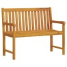 Banc de jardin 110 cm Bois d'acacia solide 