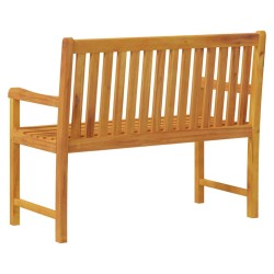 Banc de jardin 110 cm Bois d'acacia solide 