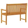 Banc de jardin 110 cm Bois d'acacia solide 
