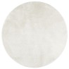 Tapis OVIEDO à poils courts crème Ø 200 cm 