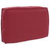 Set de coussins de palette avec oreiller 3 pcs Bordeaux 