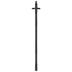 Porte de Jardin Autre Noir 100 x 125 cm Acier peint par poudre 