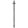 Porte de Jardin Autre Noir 100 x 125 cm Acier peint par poudre 