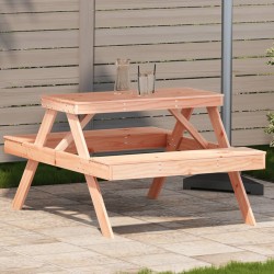 Table de pique-nique 105x134x75 cm bois massif de douglas 
