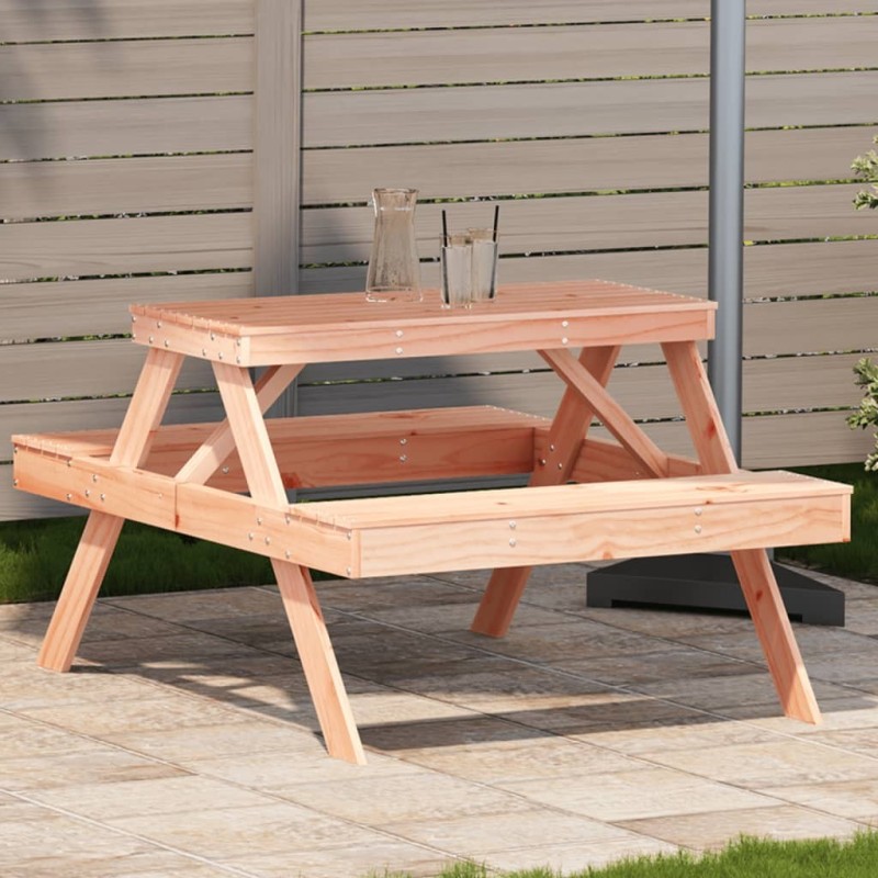 Table de pique-nique 105x134x75 cm bois massif de douglas 