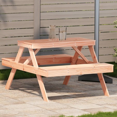 Table de pique-nique 105x134x75 cm bois massif de douglas 