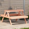 Table de pique-nique 105x134x75 cm bois massif de douglas 