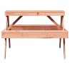 Table de pique-nique 105x134x75 cm bois massif de douglas 