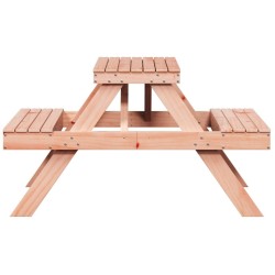 Table de pique-nique 105x134x75 cm bois massif de douglas 