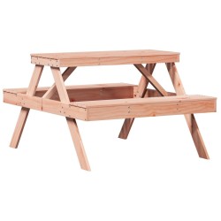 Table de pique-nique 105x134x75 cm bois massif de douglas 