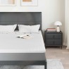 Coussins de Matelas Blanc 140 x 190 cm 