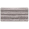 Panneaux muraux 3D 5 pcs gris 100x50 cm EPS 