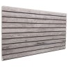 Panneaux muraux 3D 5 pcs gris 100x50 cm EPS 