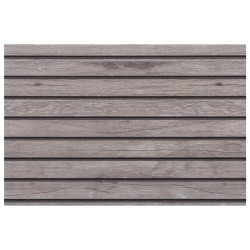 Panneaux muraux 3D 5 pcs gris 100x50 cm EPS 