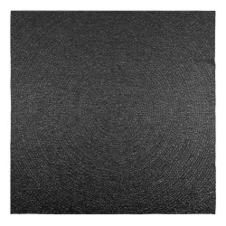 Tapis ZIZUR 200x200 cm aspect de jute intérieur extérieur 