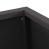 Brasero Noir 50x35x100 cm Acier 