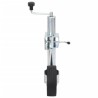 Cric à roue pour remorque 60 mm 2 tubes de soutien 3 pinces 