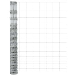Poteaux de clôture 22 pcs U-Channel 150 cm Acier galvanisé 