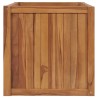 Lit surélevé 100x50x50 cm Bois de teck solide 