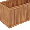 Lit surélevé 100x50x50 cm Bois de teck solide 