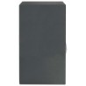 Coffre-fort numérique électronique avec étagère Gris foncé 40x35x60 cm Acier 