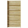 Support à plantes 5 niveaux 90x15x180 cm en bois de pin traité. 