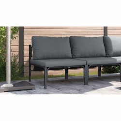 Ensembles de meubles d'extérieur avec coussin avec oreiller Anthracite 