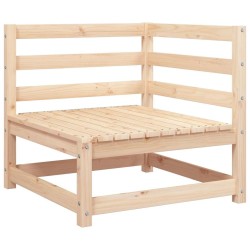 Canapés d'angle de jardin 2 pcs 70x70x67 cm bois de pin massif 