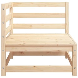 Canapés d'angle de jardin 2 pcs 70x70x67 cm bois de pin massif 