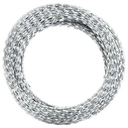 Fil barbelé concertina attaché Acier galvanisé 300 m 