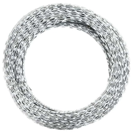 Fil barbelé concertina attaché Acier galvanisé 300 m 