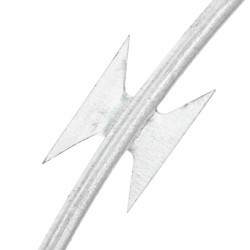 Fil barbelé concertina attaché Acier galvanisé 300 m 