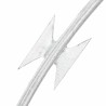 Fil barbelé concertina attaché Acier galvanisé 300 m 