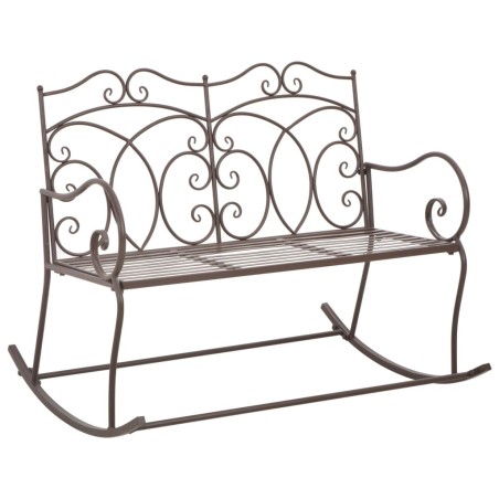 Banc de jardin 104 cm Fer Marron antique 