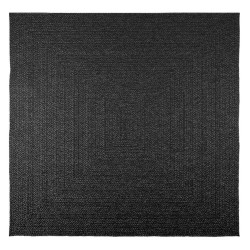 Tapis ZIZUR 200x200 cm aspect de jute intérieur extérieur 