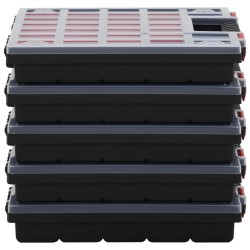 Boîtes d'assortiment 10 pcs 40x30x5 cm Polypropylène 