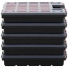 Boîtes d'assortiment 10 pcs 40x30x5 cm Polypropylène 