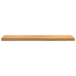 Marches d'escalier 2 pcs marron clair 120x25x2 cm chêne massif 