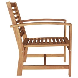 Chaises de jardin 2 pcs Marron 60 x 65 x 76.5 cm 