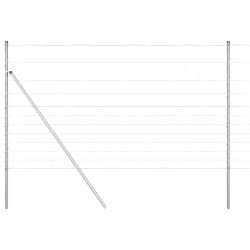 Clôture de champ 1,4 x 25 m en acier galvanisé 