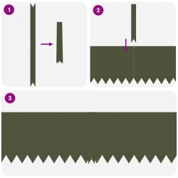Bordures de gazon 10 pièces vert olive 100x0,5x30 cm en fer 