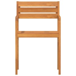 Chaises de jardin 2 pièces 50x53x80 cm Bois massif Acacia 