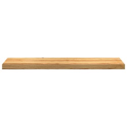 Marches d'escalier 2 pcs marron clair 100x30x2 cm chêne massif 