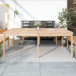 Table de jardin 203,5x100x76 cm bois massif de pin 