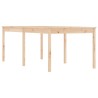 Table de jardin 203,5x100x76 cm bois massif de pin 